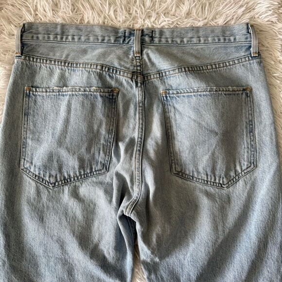 AGOLDE Jamie High Rise Distressed Straight Leg Relaxed Fit Jeans Size 30 - Picture 8 of 8